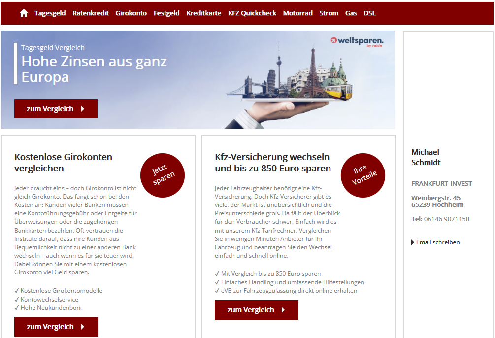 > Vergleichs- & Angebotsrechner